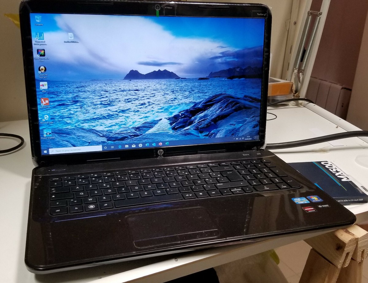 PC HP G7-2242sf / I5 3230M/ SSD 500go crucial/-8go ddr3 bat neuve TBE. Bluetooth