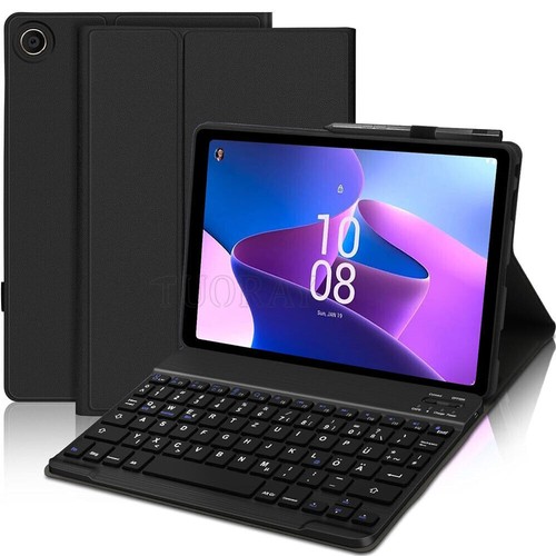 QWERTZ Tastatur Maus Hülle Case Für Lenovo Tab M10 Plus 3rd Gen P11 Pro P11 Plus - Bild 2 von 60