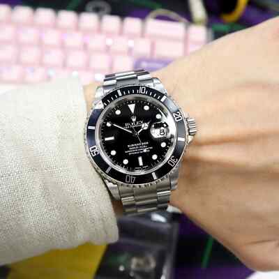 ロページ② 1994 Rolex Submariner Date Reference 16610 Stainless Steel Black