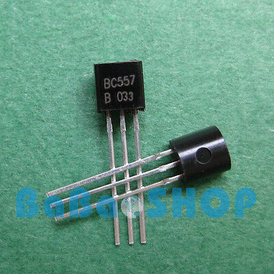 20Pcs TO-92 PNP Transistor BC557B BC557 Ic Ci Nuevo 