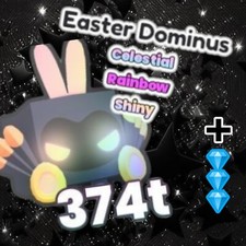 Shiny Rainbow Easter Dominus + 5 Millions Diamonds. PS99. OP. Same Day