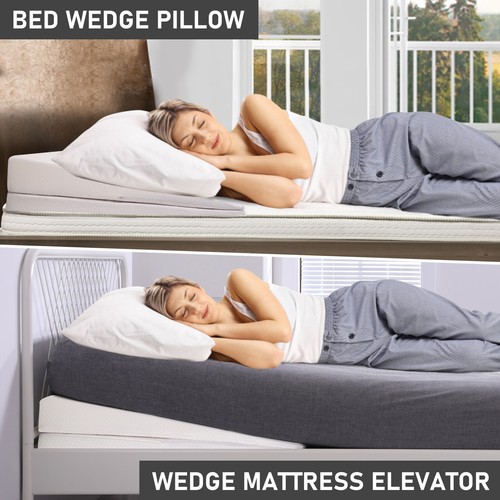 Cabecero Cama Cuña Almohada Respaldo Colchón Cuña Almohada Relleno Hueco Extra Grande - Imagen 5 de 14