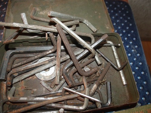 Allen Wrench LOT OF 10 + Allen Wrench Tool - Picture 2 of 2