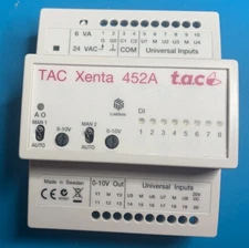 TAC Xenta 452A Universal Input & Analog Output Module, 0-073-0286-0, 8 UI, 2 AO