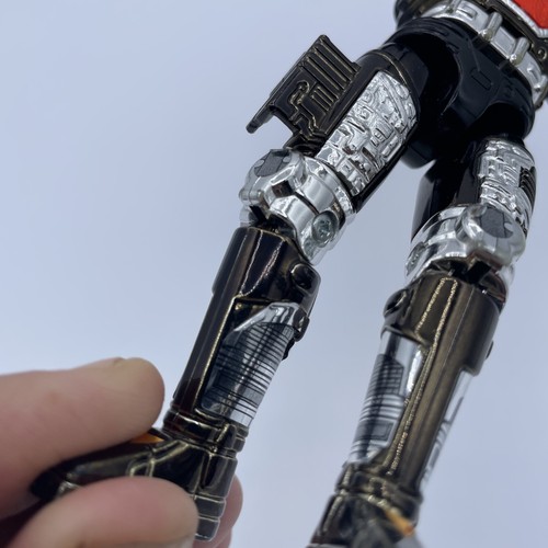 Vintage Bandai 1996 Beetleborg - Shadow Borg schwarz silber 6 Zoll Actionfigur - Bild 11 von 13