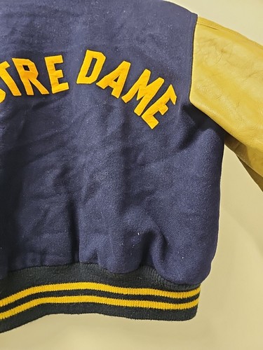 Vintage Notre Dame 1960s Authentic Varsity Jacket- Not A Rudy Remake! - Picture 11 of 16