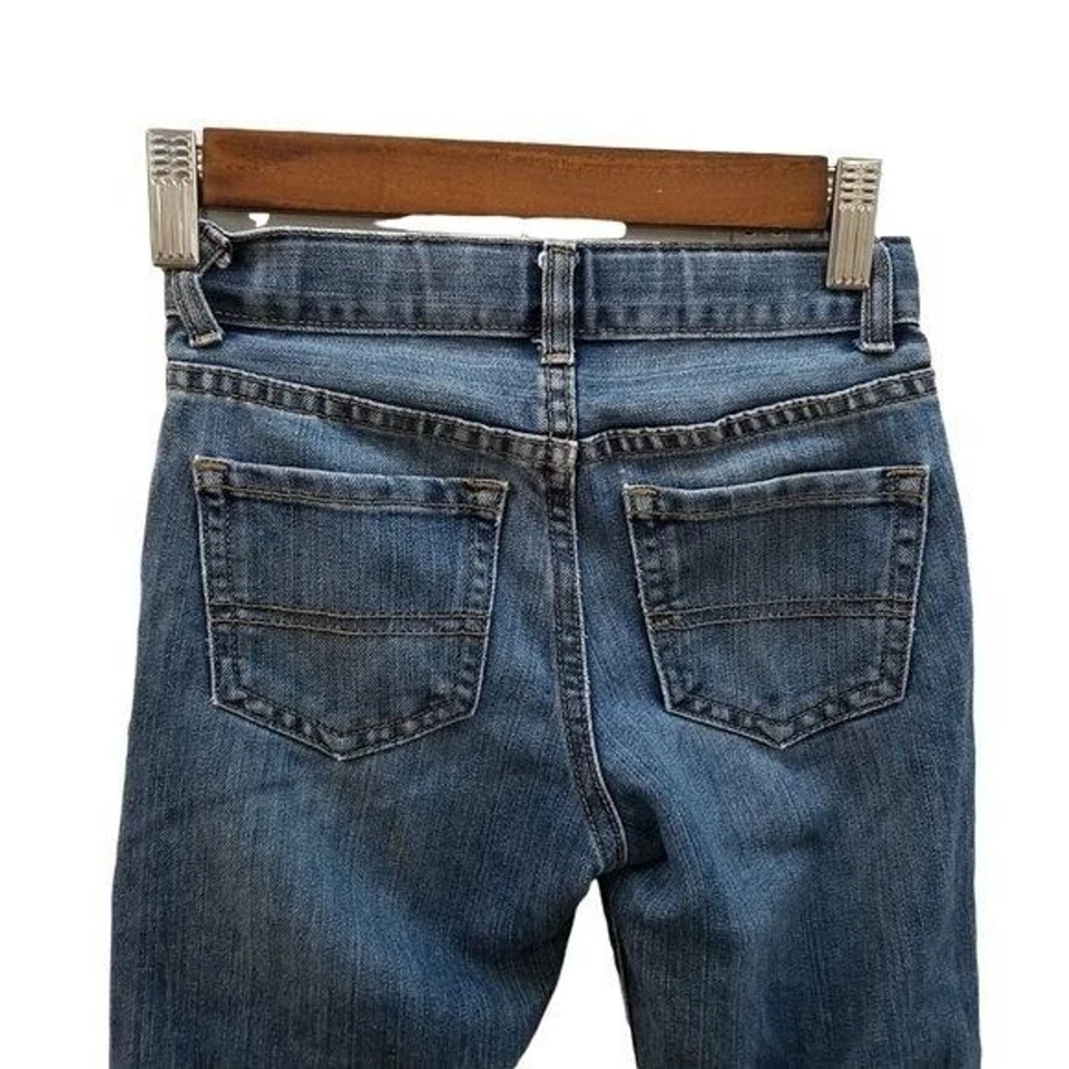 Place Boys Size 6 Blue Solid Straight Leg Jeans - Image 4 of 4