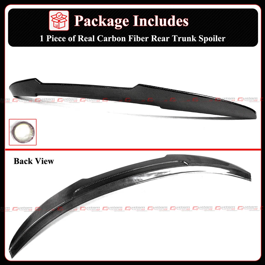 Alerón de maletero de fibra de carbono real estilo PSM para BMW E82 125i 135i 2007-13 Foto 4 de 4