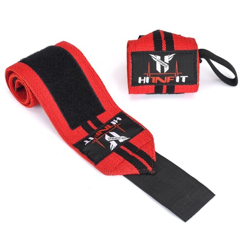 HNF Wrist Wraps for Weightlifting Heavy-Duty Support for Gym, 1 pair - Picture 2 of 3