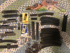  Vintage Tyco HO Train Track and Accessories in Used Condition. Last used 1970  s