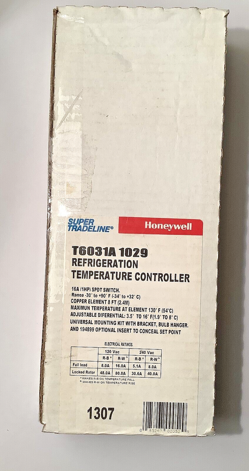 Honeywell T6031A 1029 Refrigeration Temperature Controller PRICE