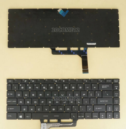 NEW For MSI GS65 Stealth 8RE GS65 Stealth 8RF keyboard US RGB Color Backlit - Picture 3 of 4