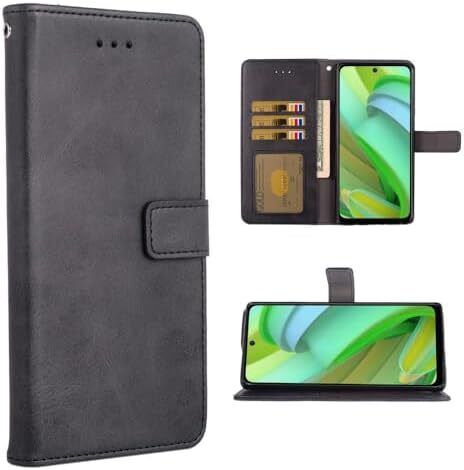 Kompatibel mit Motorola Moto G Power 5G 2023 Wallet Case Leder Flip Cover Fol - Bild 1 von 6