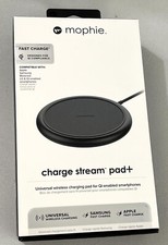 Mophie Charge Stream Pad+ Universal Wireless Phone Charger Samsung iPhone