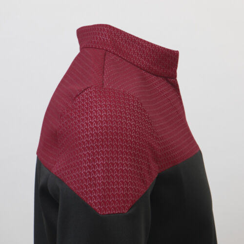 For Picard Red Uniform Shirts Cosplay Startfleet Command Yellow Blue Mens Tops - Picture 4 of 12