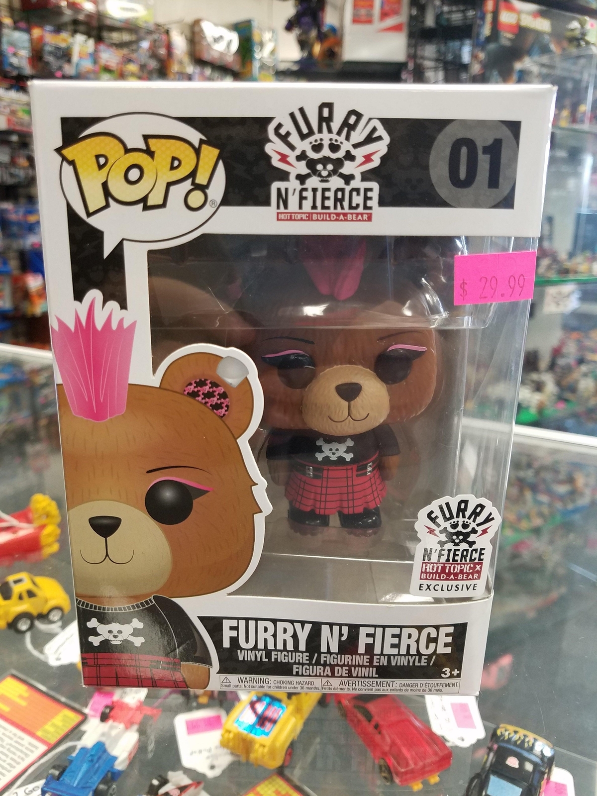FUNKO POP FURRY N FIERCE HOT TOPIC BUILD A BEAR, Furry N Fierce hot topic exclus