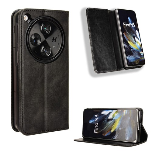 Business Flip Wallet PU leather Cover Case For Oneplus Open / OPPO Find N3 - Picture 8 of 22