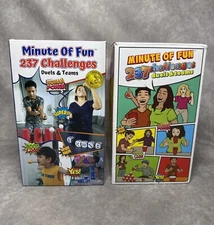 Minute of Fun 237 Challenges Family Party Game 2 Sets Minute to Win It Duels