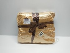 Soft Satin Pillowcase Fitted Flat Bed Sheet Set Solid Color Deep Pockets New