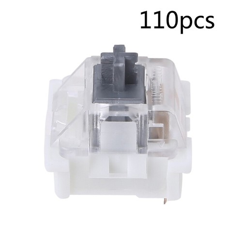 Outemu Linear Switch Milk Switches Mechanical Keyboard Tactile Switch Dustproof - Photo 9/21