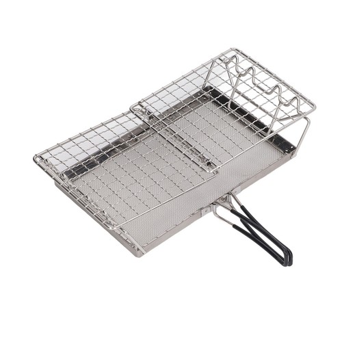 Camping Stove Toaster Foldable Portable Stable Structure Stainless Steel Outdoor - Picture 9 of 12