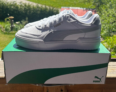 Puma CA Pro Classic Größe 43, Herren Sneaker Freizeit Schuhe Weiß NEU (98)