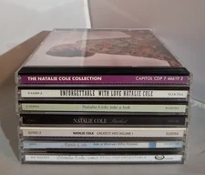Lot of 7 Natalie Cole CDs  - Unforgettable With Love, Take A Look, Stardust...