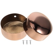  2 pezzi Coperture terminali per corrimano rotonde Tappi terminali per corrimano