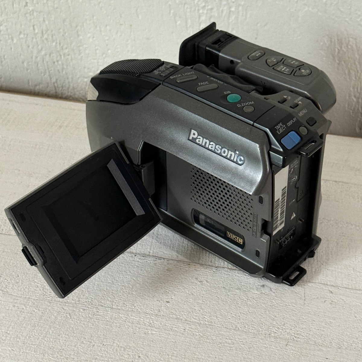 Panasonic 希少 VHS-C ビデオカメラ PV-L550D 動作品 Panasonic Palmcorder PalmSight PV-L550D VHS-C Camcorder Gray 150x
