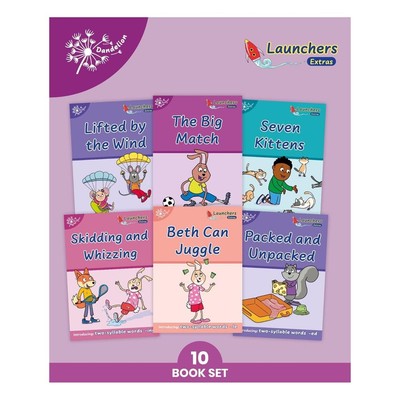 Phonic Books Dandelion Launchers Extras Stages 16-20: Simple two-syllable words