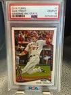 2014 Topps - Mike Trout #1 Sabermetric Stats PSA 10 POP 7 RARE!