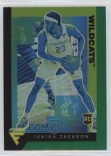 2021-22 Panini Chronicles Draft Picks Flux Green Isaiah Jackson #242 14ql
