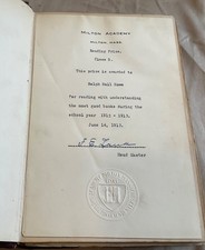 1913 Milton Academy Ma Prize Book - Lorna Doone - Vol 1