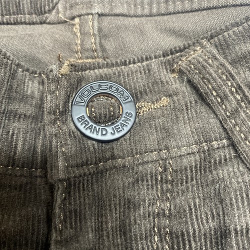 Volcom Corduroy Solver Straight Leg Brown Volcom Skater Pants Mens 31x30 - Picture 7 of 18