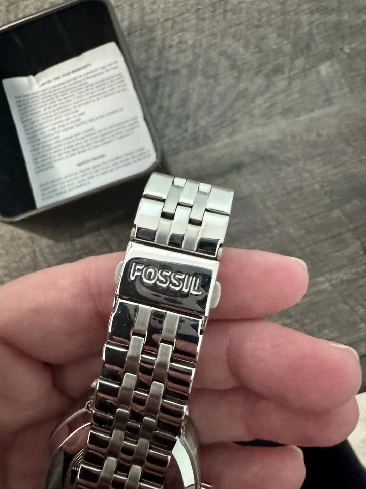 Новые без ценников женские часы ретро OSSIL «TWIST» серебристые ME 1094 - Изображение 2 из 4