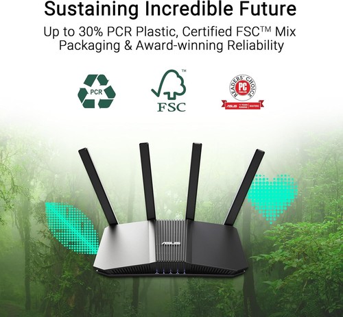 ASUS RT-BE58U WiFi 7 AiMesh Extendable Router, 4K-QAM, MLO, AI Detection 2.5G WA - Afbeelding 4 van 10
