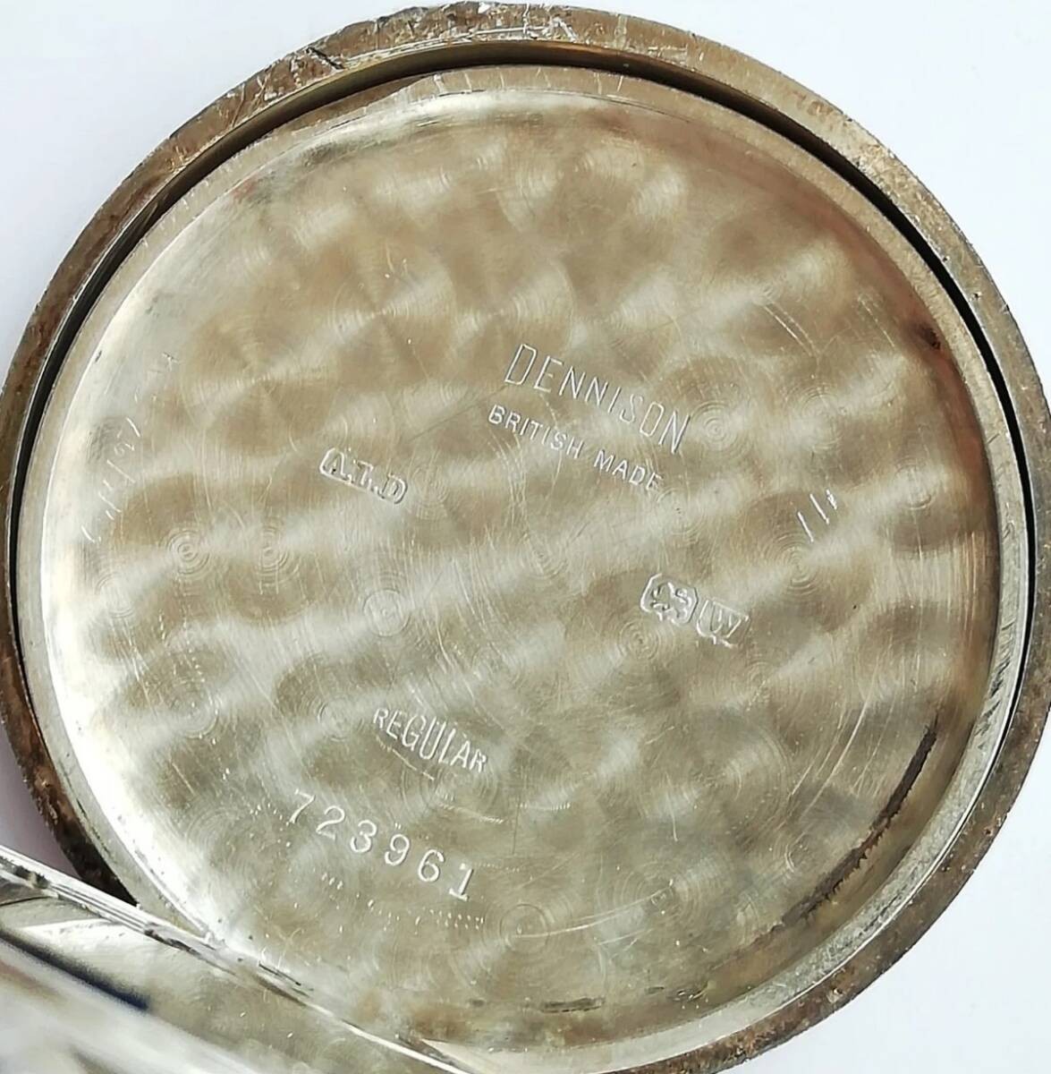 SMITHS 1943 Solid Silver Pocket Watch Denison Cas… - image 9