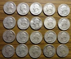 20 Washington silver quarters 90%silver - Lot 5