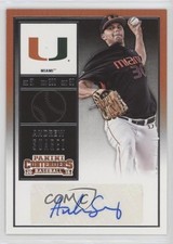 2015 Contenders College Ticket Andrew Suarez (Black Jersey Blue Ink) Auto 11pj