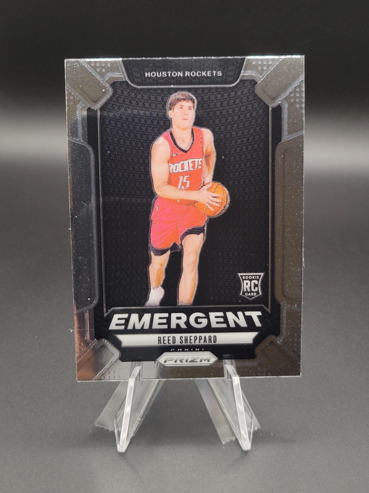 Reed Sheppard 2024-25 Panini - Prizm Basketball #26 Emergent RC - Rockets