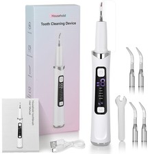 Ultraschall Zahnreinigung Set Elektrisch Zahnb&uuml;rste Zahnsteinentferner Geschenk