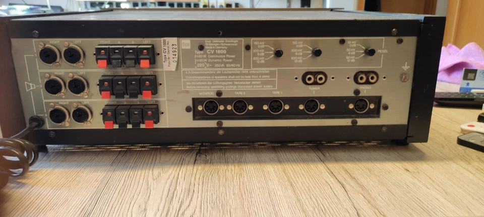 DUAL CV 1600, revidierter analoger Vollverstärker, Vollfunktion - Bild 2 von 4