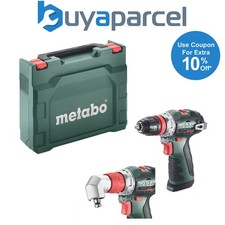 Metabo 12v PowerMaxx BS BL Q Brushless Drill Right Angle Screwdriver CASED Bare