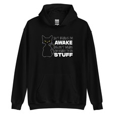 Cat Lover Lazy Graphic for Women Men Cats Hoodie Size S-3XL