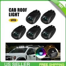 5pcs Solar Powered Wireless Rgb Led Roof Cab Lights For Ford F-150 F-250 F-350 5pcs Solar Powered Wireless Rgb Led Roof Cab Lights For Ford F-150 F-250 F-350
