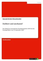 Etabliert Und Anerkannt? Hannah-Kristin Elenschneider