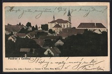 Cestin, Panorama, Postcard 1906
