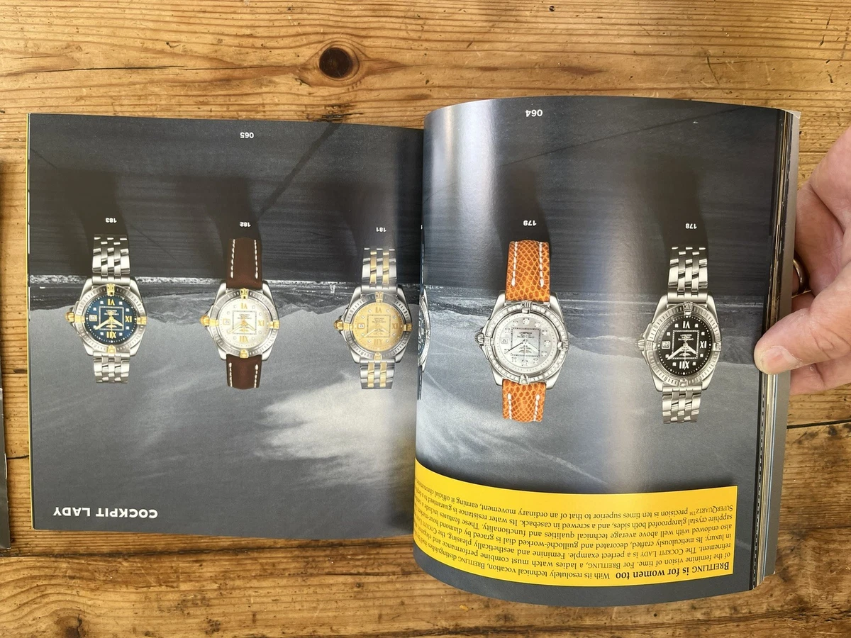 Catálogo Breitling 2004/2005 Cronología 05 Catálogo + Lista de precios Inglés GBP £'s