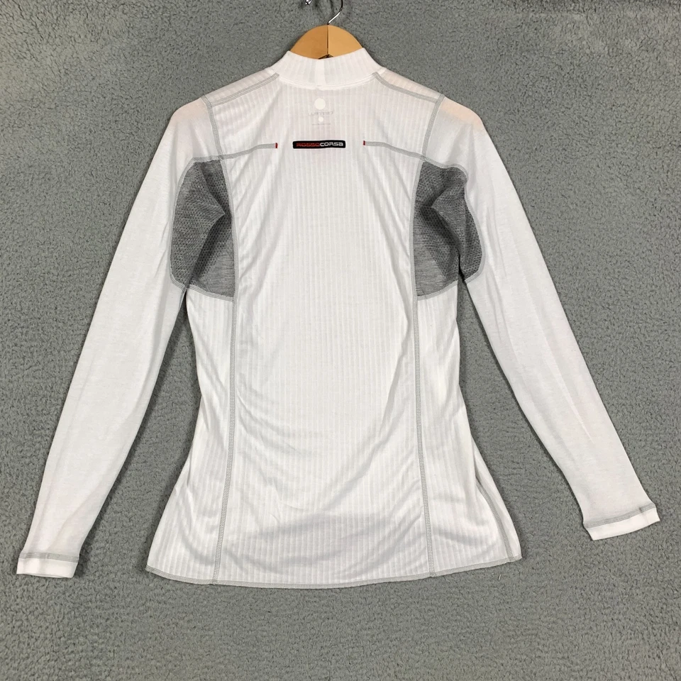 Capa Base Castelli Flandes Para Hombre XL Blanco Rosso Corsa Manga Larga Cálido Ciclismo Foto 4 de 4