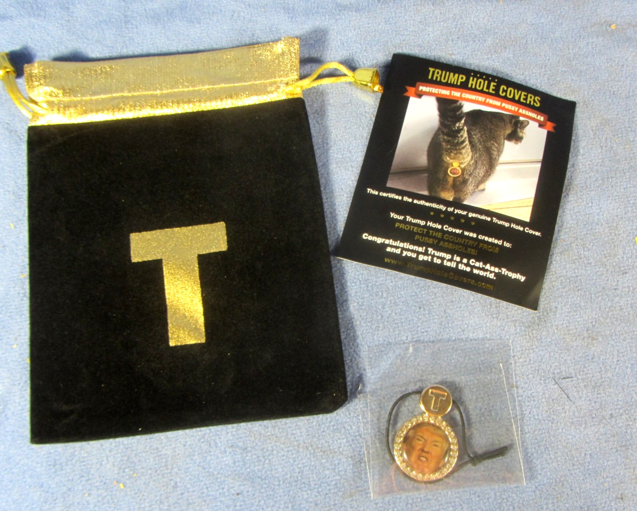 Trump Political Satire Spoof A-Hole Cover